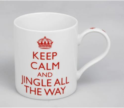 Keep Calm And Jingle All The Way Mug, Gift Boxed