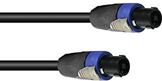 PSSO Lautsprecherkabel Speakon 4x2,5 15m sw | Hochwertiges Lautsprecherkabel