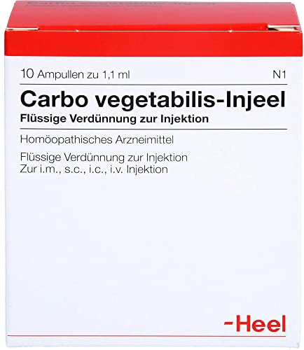 CARBO VEGETABILIS INJEEL Ampullen 10 St