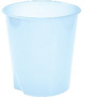 Fellowes Papierkorb Modula Mülleimer, transparent hellblau