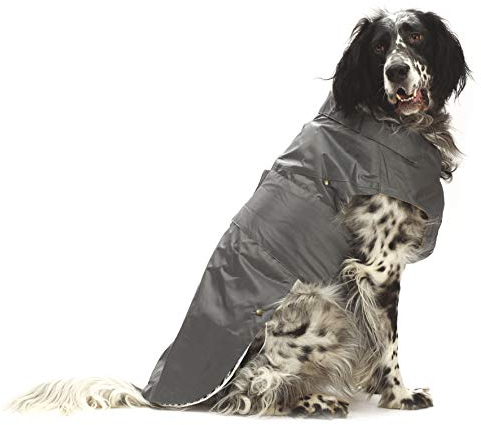 Croci C7074962 Wasserabweisender Mantel, grau, 35 cm