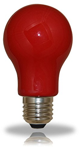 NCC-Licht LED Leuchtmittel Birnenform 3W = 25W E27 ROT Innen- & Außenbereich Party