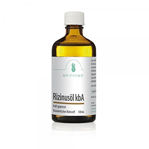 Spinnrad Bio Rizinusöl – 100 % naturreines, kaltgepresstes Öl I Für Wimpern, Brauen, Haare & Hautpflege I Ohne Zusatzstoffe, Parfüm & Konservierung I Ideal für DIY-Kosmetik & tägliche Pflege I 100 ml