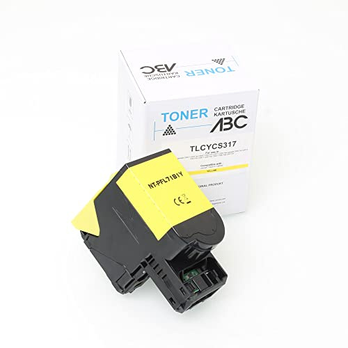 ABC Alternativ Toner Gelb für Lexmark CS317 CS317dn CS417 CS417dn CS517 CS517de CS517dn CX317 CX317dn CX417 CX417dn CX517 CX517de CX517dn 71B20Y0