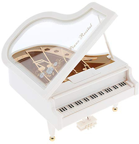 KESOTO Musical Jewelry Box, Classic Retro Piano Design
