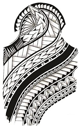 Tribal Tattoo Männer Tattoo Oberarm Tattoo Aufkleber Maori Tattoo AL031
