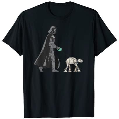 Star Wars Darth Vader the Dog Walker Meme Long Sleeve T-Shirt