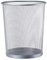 St@llion Silver Metal Mesh Waste Paper Bin | Wastebasket Trash Can, Large Circular Garbage Bin for Office, Living Rooms, Bedrooms etc