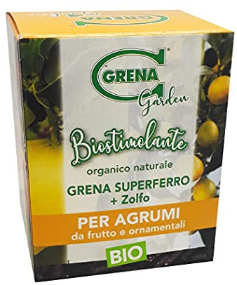 GRENA SUPERFERRO + S Speciale Agrumi 100 gr Biostimolante Fertilizzante Concime Organico