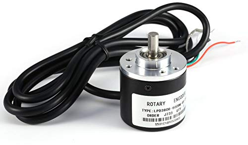 Optischer Encoder AB Rotary Encoder 2 Phasen Wellen Inkrementalgeber Photoelektrischer Inkremental Drehgeber 6 Mm 600P / R. Incremental Encoder