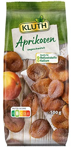 Kluth Aprikosen ungeschwefelt entsteint fruchtiger Snack 500g