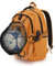 OLUFSENKids- Mochila Polivalente BONN- Con Red Desmontable Porta Balones y Cascos - Puerto USB y Auriculares - Con Hebilla Antirrobo - Color Naranja