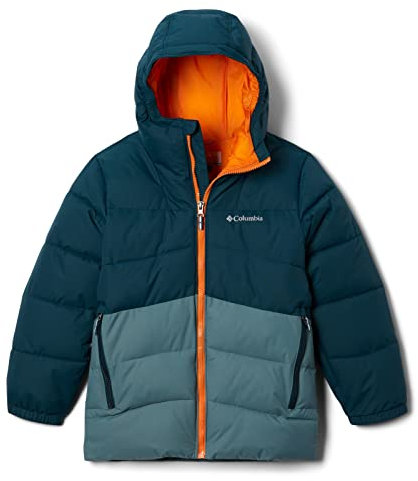 Columbia Arctic Blast Jacket, Giacca Da Sci Bambino, Night Wave/Metal, Taglia L