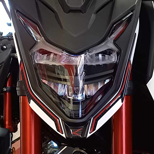 labelbike - Adesivi 3D Moto Muso Frontale Decorazioni e Protezioni con Licenza Ufficiale Honda in Resina compatibili con Honda Hornet 2023 2023-2024