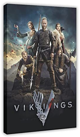 JDRC TV-Serie Poster Vikings Valhalla 1 Leinwand Poster Wandkunst Dekor Druck Bild Gemälde für Wohnzimmer Schlafzimmer Dekoration Rahmen: 40 x 60 cm