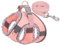 Hundegeschirr, No-Pull Hunde Geschirr für Mittelgroße Hunde, Reflektierend Brustgeschirr Small Dog, Weich Atmungsaktiv Air Mesh Verstellbar Pet Vest Harness mit Leine - Rosa, XL