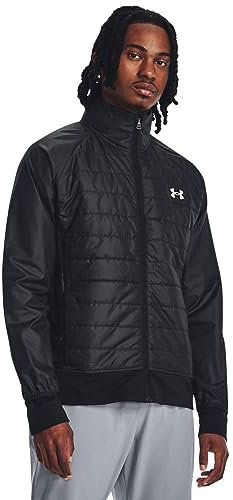 Under Armour Homme Veste Hybride Run Storm Isolée, Black, S