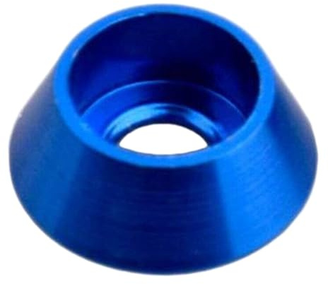 5/10 teile/los Kappe Kopf Aluminium Kegel Unterlegscheibe M2 M 2,5 M3 M4 M5 M6 M8 Bunte Aluminium Legierung kappe Kopf Dichtung Unterlegscheibe für Rc Teile, Tiefes Blau, M8 5pcs