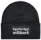 Beanie - Wollmütze mit Spruch: Geiler Typ mit Bart - Strickmütze lustig als Geschenk für Freund, Mann und Männer … (Polypropylen (PP), Schwarz)