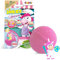 INKEE UNICORN PROFESSIONS | Badebombe Kinder mit Überraschung - 1 von 6 verschiedenen Einhörnen zum Sammeln - Badekugel 100g mit Bananenmilchshake-Aroma und Jojobaöl, Rosa oder Grün