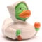Grom Canard de bain avec porte-clés en caoutchouc I L9 cm I Canard couineur I Cadeau pour les fans de Star Wars I Cadeau pour les fans de science-fiction