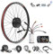 Bafang EBike-Umbausatz 48V500W Vorderrad-Brushless-Nabenmotor-Kits mit EKD01 Mehrsprachig-LCD-Display, Elektrofahrrad-Vorderrad-Umbausatz Passend für 26 Zoll