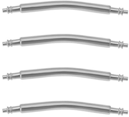 The Lord of the Tools 4 Stück 20 Mm Gebogene Federstegstifte Extra Dick 1,8 Mm Durchmesser für die Reparatur von Stahlbändern Vintage-Uhren Biegungen auf Natürliche Weise Passend für Gebogene