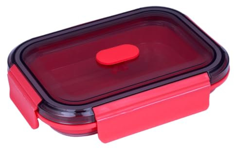 Lurch Frischhaltebox Silikon faltbar up & down 800 ml frozen pink