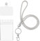 YQQYG Handy Lanyard Glitzer, Kartenhalter Trageband, Schlüsselband Strass, Funkelndes Silber Kristall Halsband, Schlüsselanhänger Strass Namenskartenhalter für Ausweishalter Schlüssel