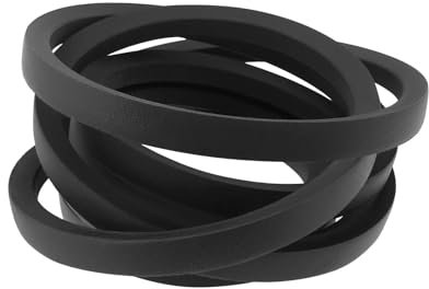 YINETTECH 1pc 50 Courroie de Pont 5/8 X 134 Pièce de Rechange 754-04077 754-04077A 954-04077 954-04077A Compatible avec Cub Cadet Compatible avec MTD Noir