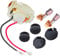 Carbon Brushes Holder with Caps Kit for Makita, 7pcs Angle Grinder Carbon Brush+Brush Holder+Caps+Cap Covers for Makita CB430 BGA450 BGA452 BJS160 BJS161 DGA452 Cordless Angle Grinder 643954-4