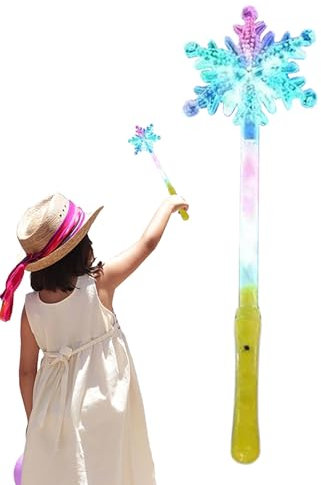 Baguetta Magique Lumineuse, Baguetta Magique Princesse Bâton De Fée Magique Avec Lumière, Baguettes Magique De Fée Pour Filles, Baguettes Lumineuse Pour Cosplay Princesse, Costume, Fête D'anniversaire