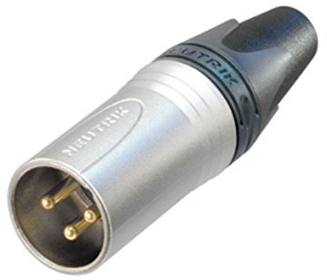 Neutrik NC3MXX-HE, Hochwertiger Kabelstecker, Robust und Langlebig, Geeignet für Verschiedene Kabelarten