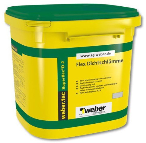 weber.tec Superflex D 2 - Flex Dichtschlämme