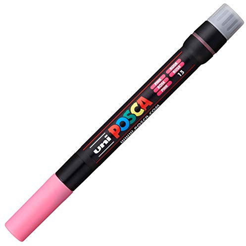 POSCA 181628 - POSCA Marker mit Pinselspitze, rosa