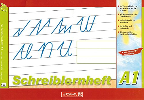 Lernheft/SchreibheftBrunnen A1 / Din A4 quer VORSCHULE