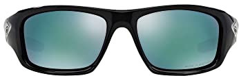 Oakley Man Sunglasses Polished Black Frame, Deep Blue Iridium Polarized Lenses, 60MM
