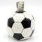 Dekohelden24 W-10018484 - Spardose Fussball in schwarz Weiss, ca. 10 x 10 x 10 cm
