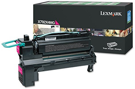 Lexmark Extra High Yield Magenta Return Program Toner Cartridge for US Government, 20000 Yield (X792X4MG)