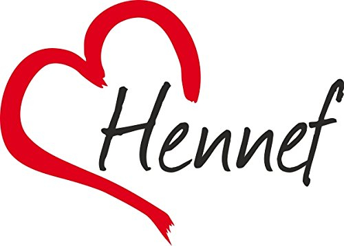 Werbetechnik Sotirios Papoutsis Auto Aufkleber HENNEF Stadt Deutschland ca.9x13cm konturgeschnitten