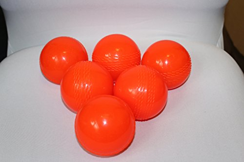 Cricket orange Wind Bälle Windball Hartschale Senior Strand Indoor Outdoor petballs (Zwölf Stück)