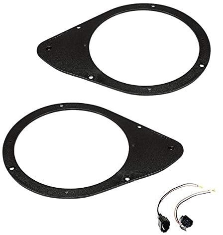 Sound way Kit Supporti Casse Altoparlanti 16,5 cm, Autoradio Altoparlanti Posteriori Compatibile con Fiat 500 / Stilo