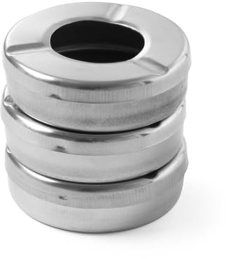 HENDI 440490 Cendrier avec couvercle lot de 3