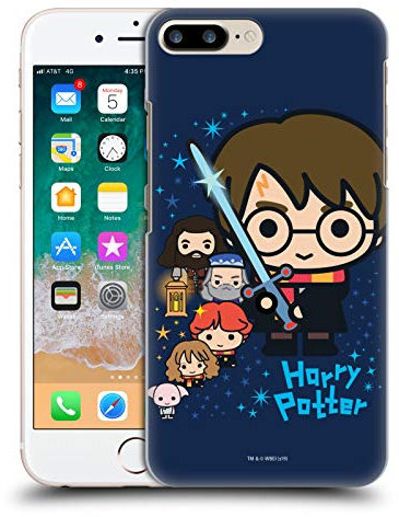 Head Case Designs Officially Licensed Harry Potter Characters Deathly Hallows I Hard Back Case Compatible With Apple iPhone 7 Plus/iPhone 8 Plus