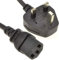 1.8m IEC Kettle Lead Power Cable 3 Pin Plug PC Monitor C13 Cord 5 AMP Dell HP