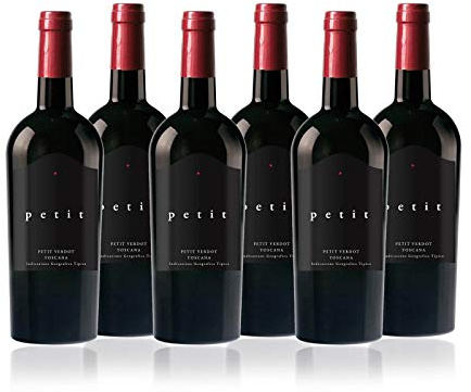 PETIT VERDOT IGT TOSCANA 2018 - Vino Rosso - Confezione 6 Bottiglie da 0,75l