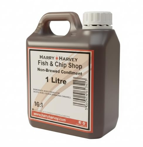 Harry Harvey 1L Essence Non Brewed Condiment 16:1 Concentrate, undiluted pure - make chip shop vinegar at home