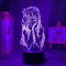 Anime Junji Ito Collection 3D Illusion Licht LED Lampe Tomie Nachtlicht für Schlafzimmer Manga Kollektion Junji Ito Geburtstagsgeschenk-7 Farben Keine Fernbedienung