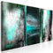 decomonkey Akustikbild Abstrakt 135x45 cm 1 Teilig Leinwand Modern Bilder Wandbilder XXL Schallschlucker Schallschutz Akustikdämmung Wandbild Deko Leise Modern