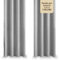 Tende per Interni Tende Moderne 140x280cm - Tende Camera da Letto Moderna Oscuranti Tende per Soggiorno 2 Pezzi - Tende con Anelli Grigio